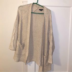 American‎ Eagle Cream Knit Cardigan